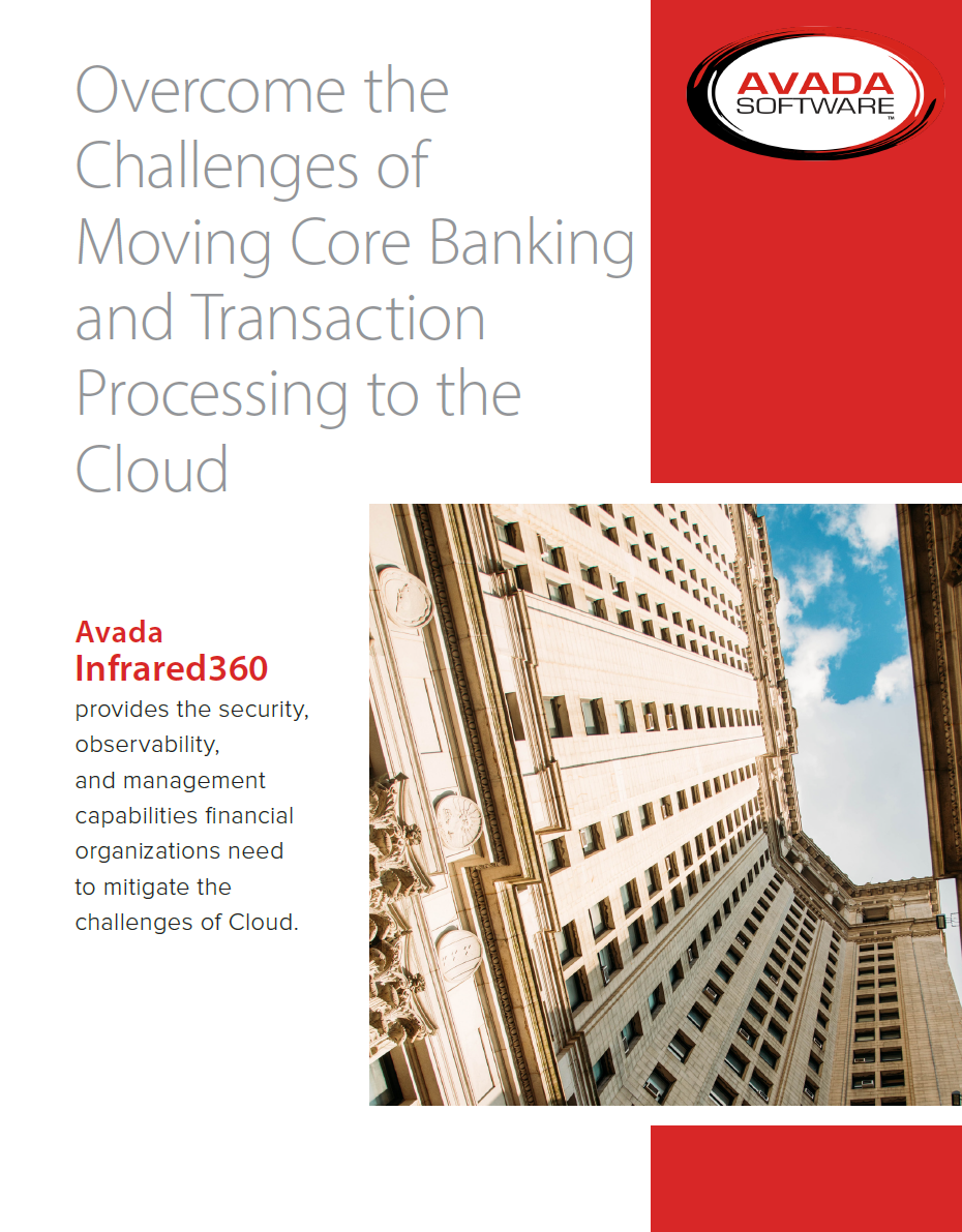 Overcoming the Challenges of Moving Core Banking and Transaction Processing to the Cloud Title Page