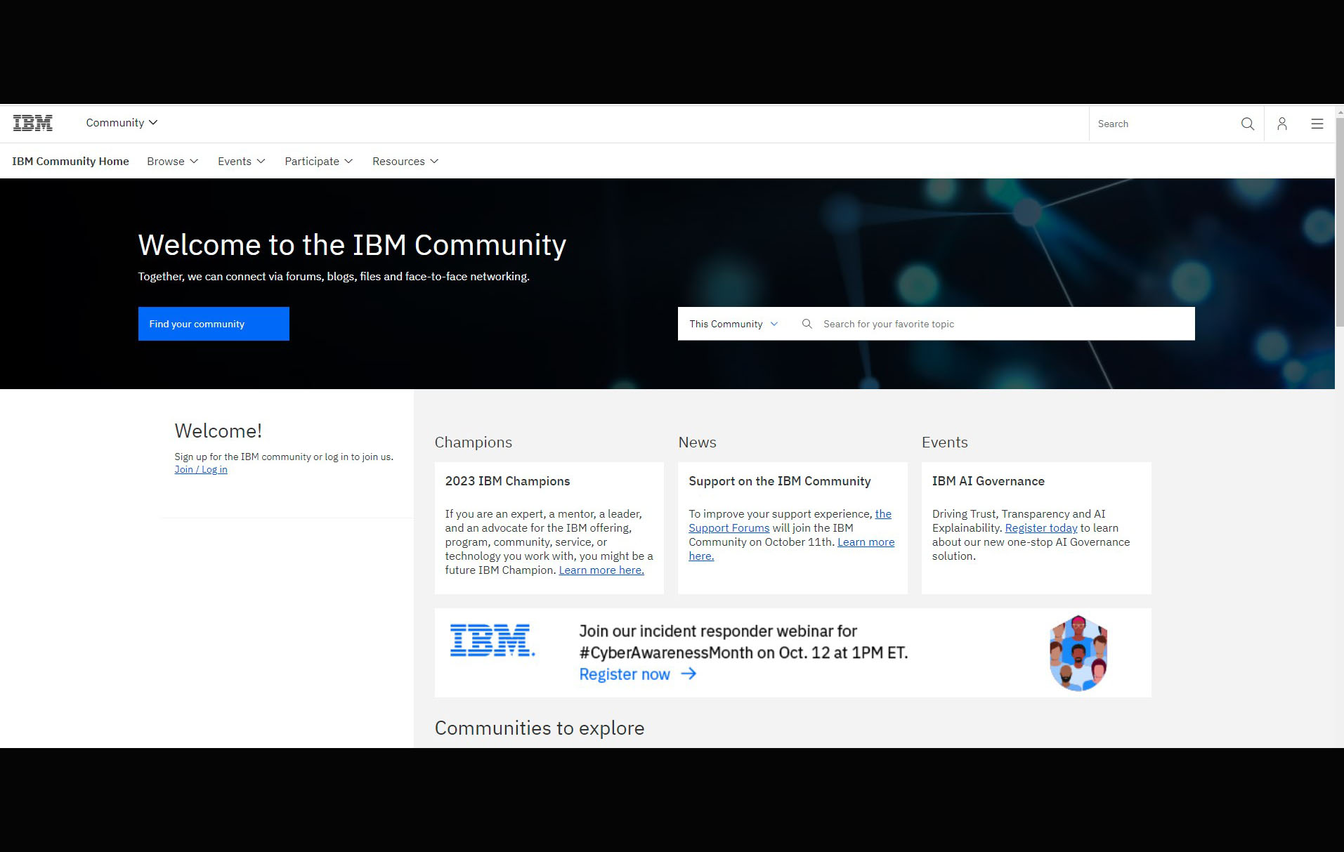 IBM IBM Support moves to IBM Community